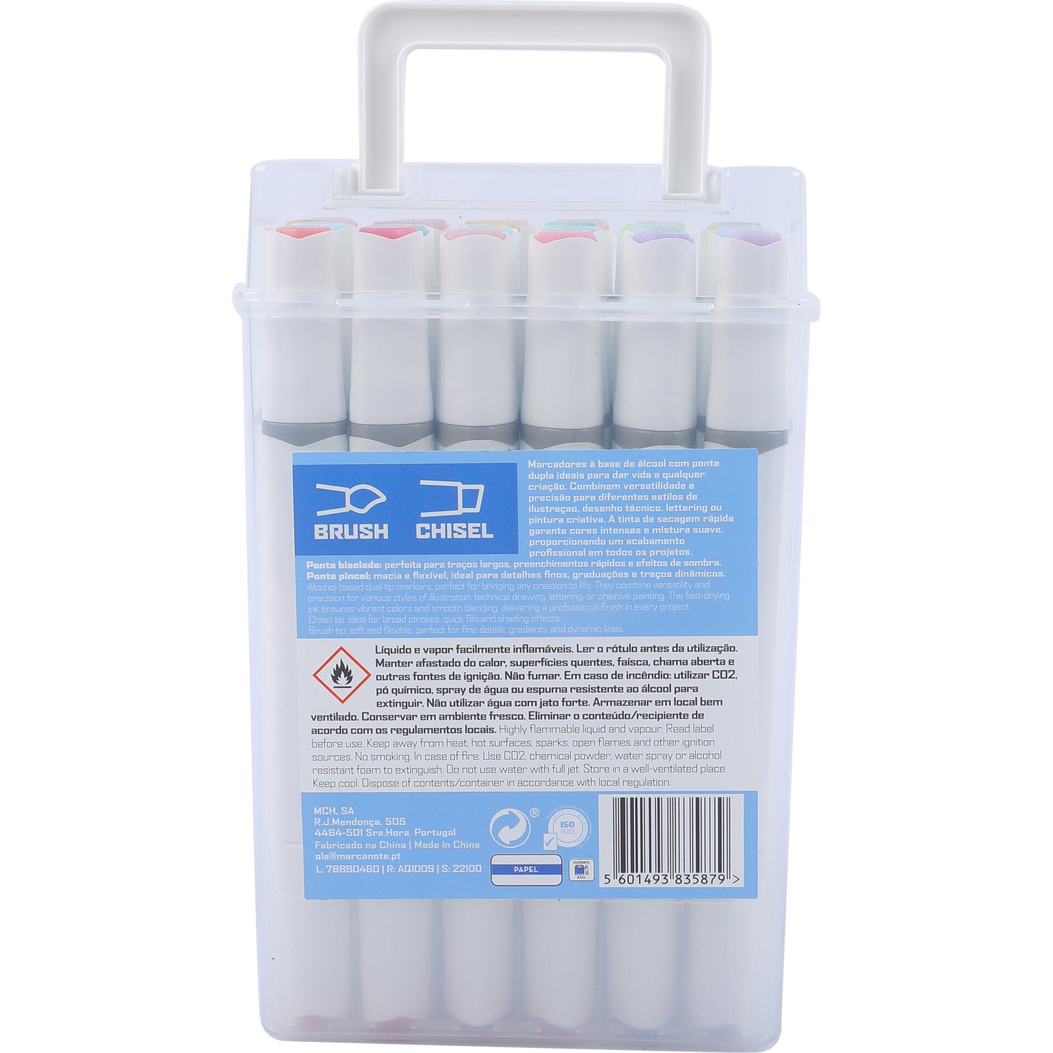 Marcador Colorir Ponta Dupla Pastel 24 Unidades Not