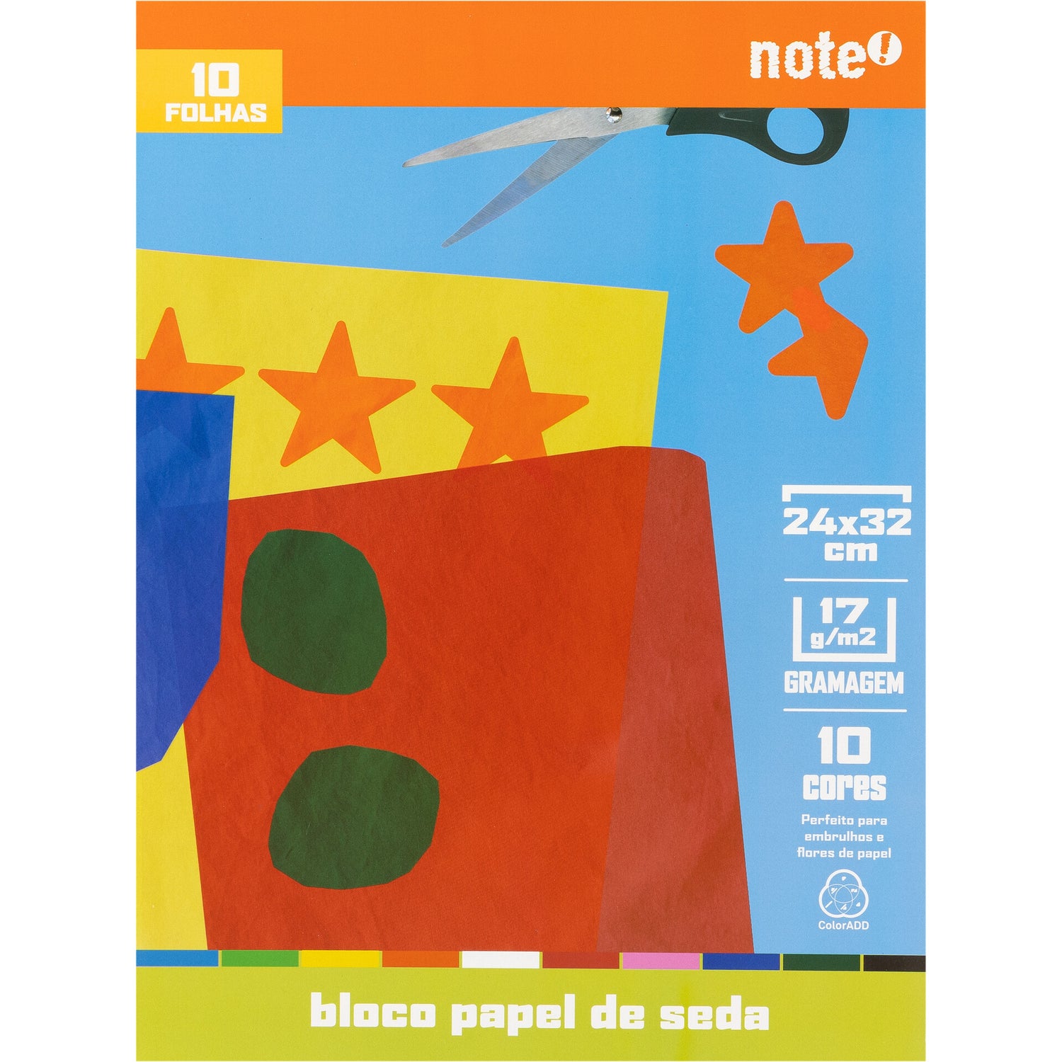 Bloco Papel Seda 10 Fl Note!