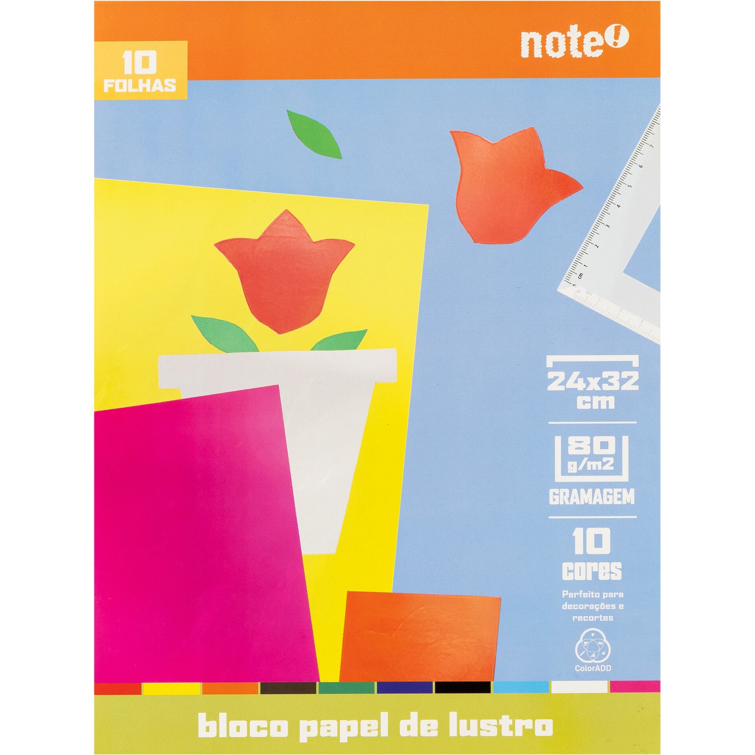 Bloco Lustro Formato A4 10 Fl Note!