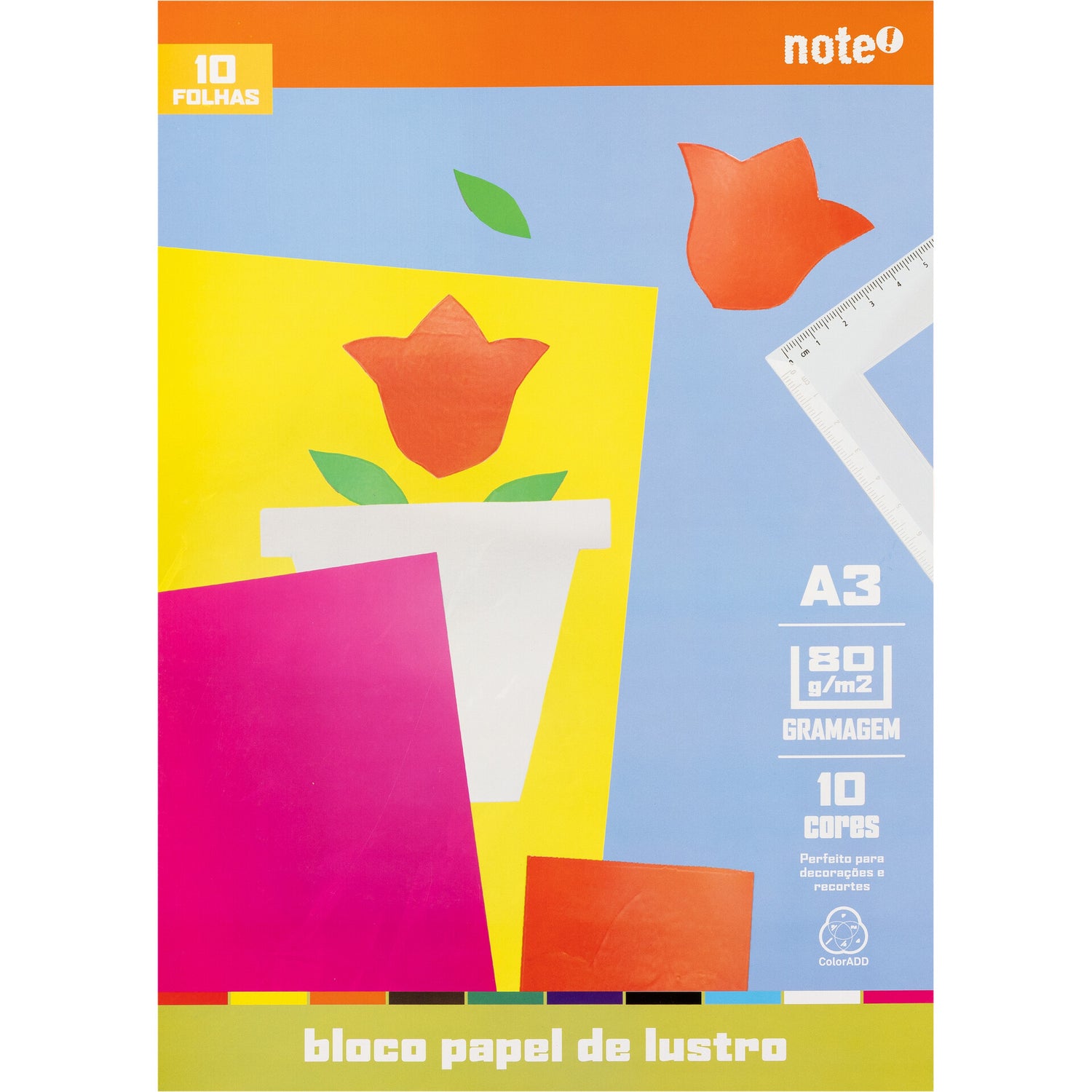 Bloco Lustro A3 10 Fl Note!