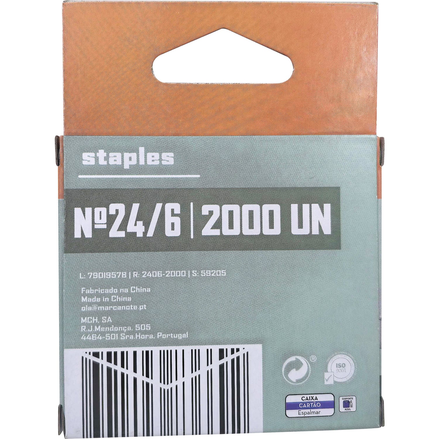 Agrafos N.24/ 6 2*1000 Unidades Note!
