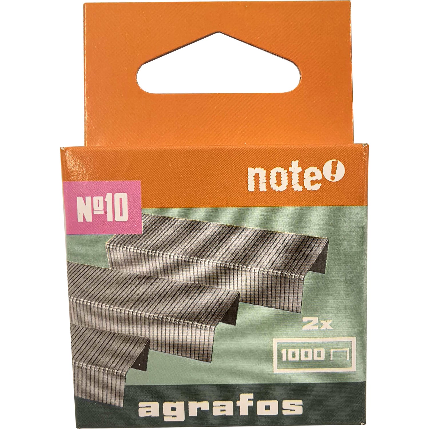 Agrafos N.10 2*1000 Unidades Note!