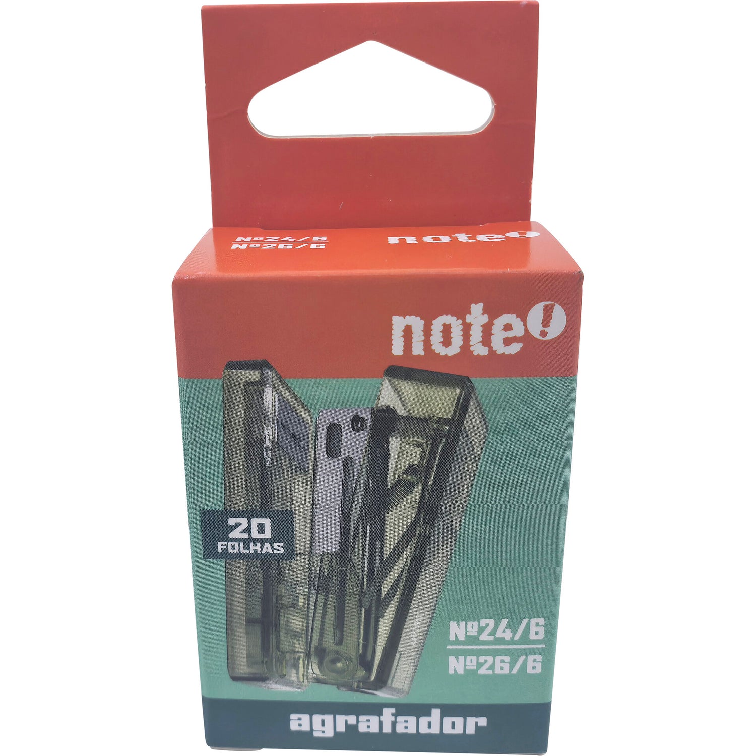 Agrafador Mini Transp 20 Fl 24/ 6 26/ 6