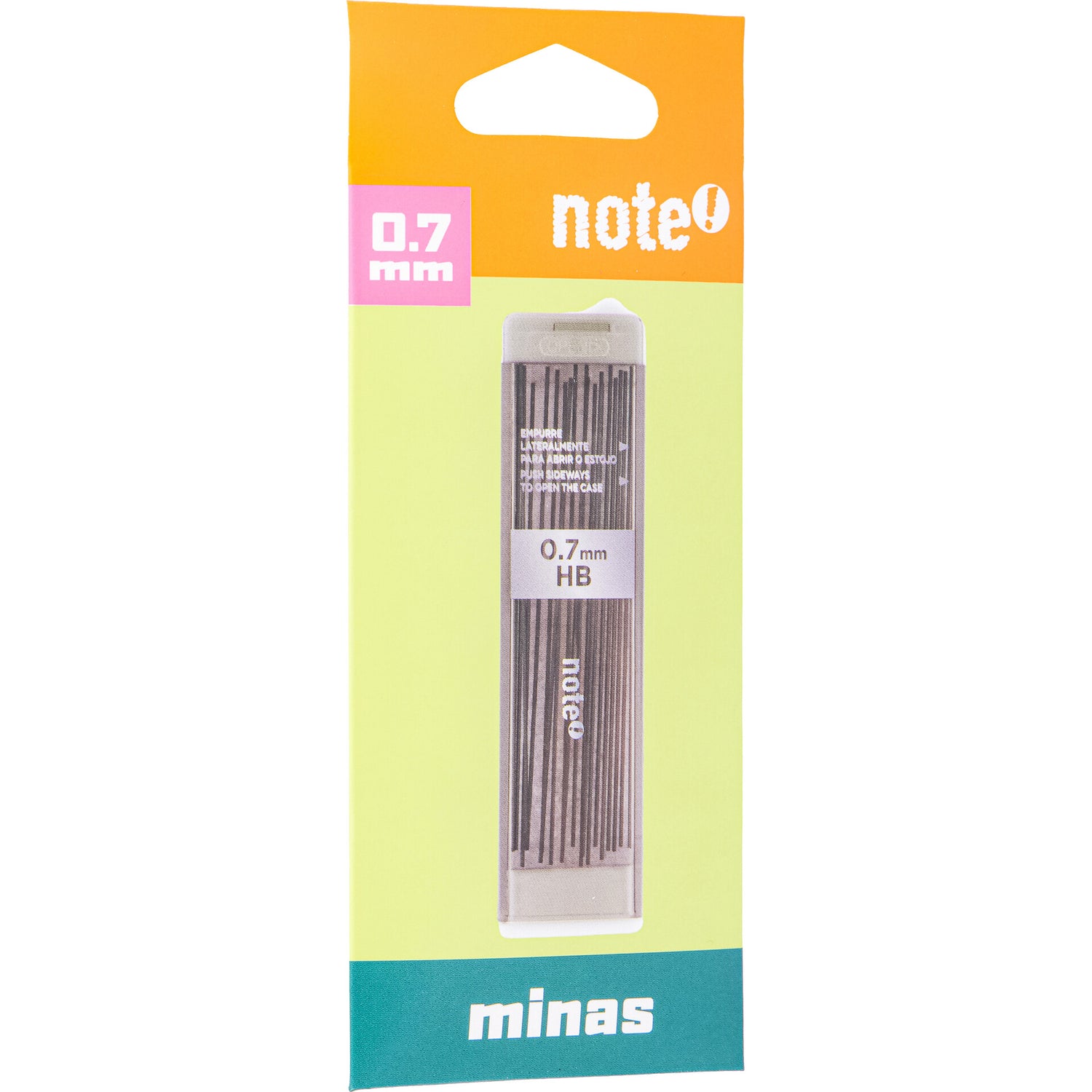 Conjunto 2 Tubo Minas 0.7 Milímetros 12 Unidades Note!