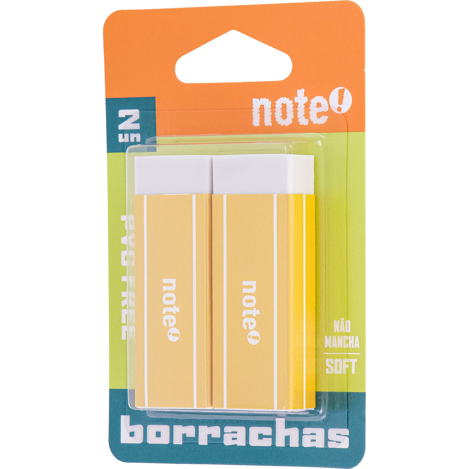 Borracha Branco Tecnic 2 Unidades Note!