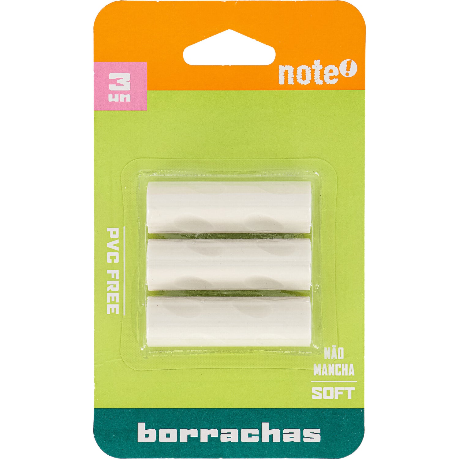 Borracha Dot Dot Triangular 3 Unidades Note!