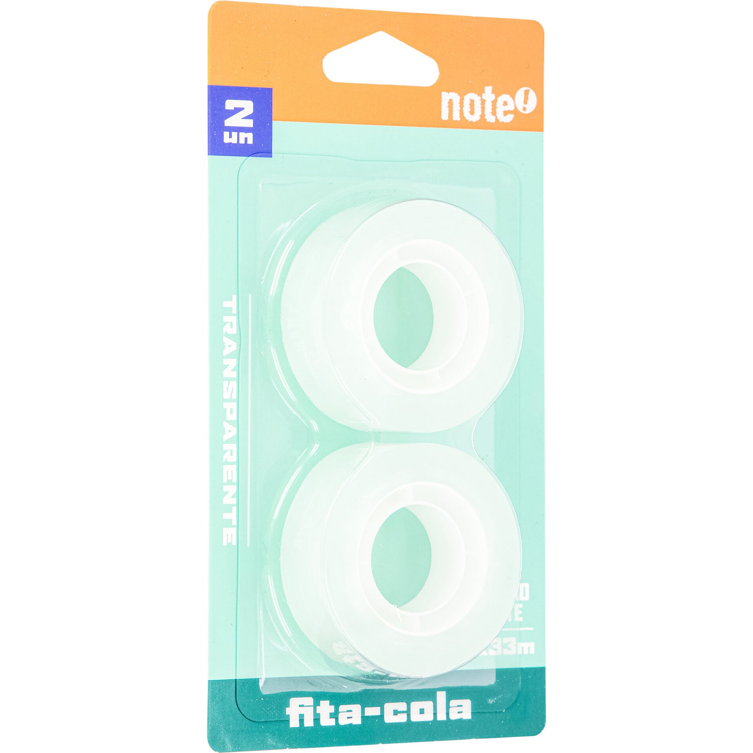 Fita Cola Transp 19 Mm*33 M 2 Unidades Note!
