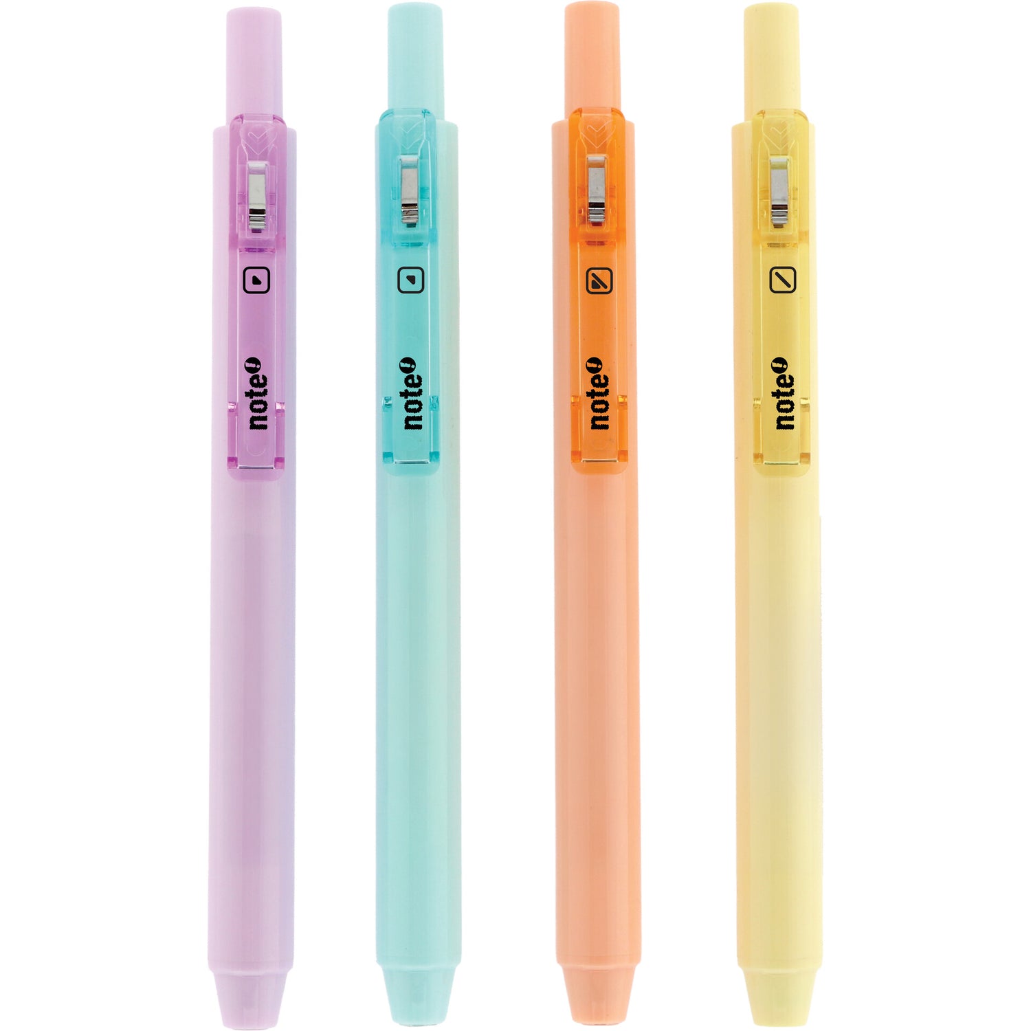Marcador Fluor Click Pastel 4 Unidades Note!