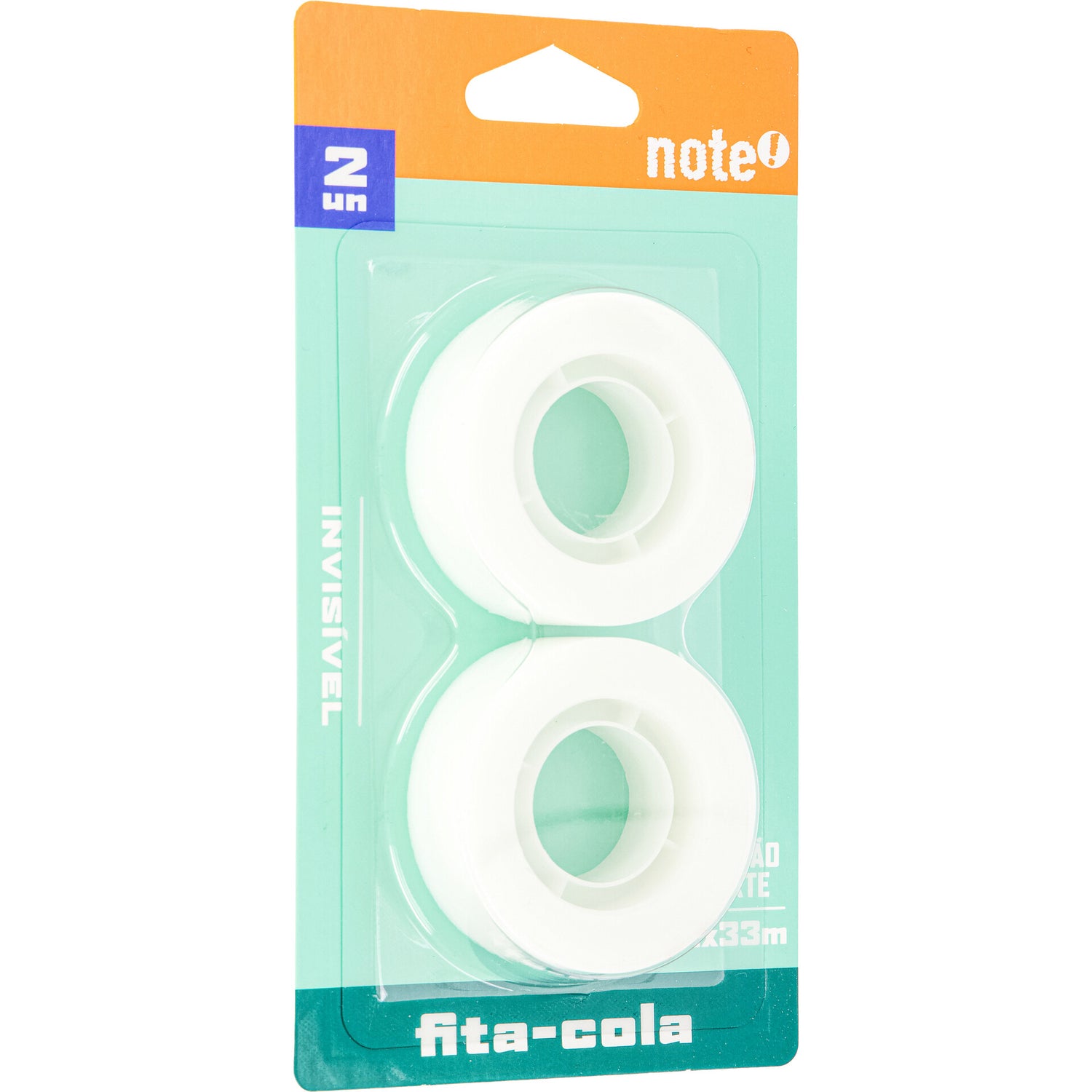 Fita Cola Invisivel 19 Mm*33 M 2 Unidades Note!