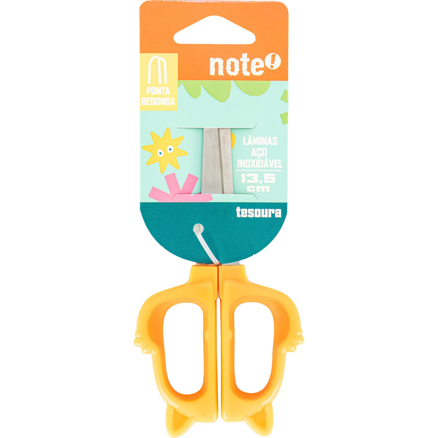 Tesoura 13.5cm Fun Animais Note!