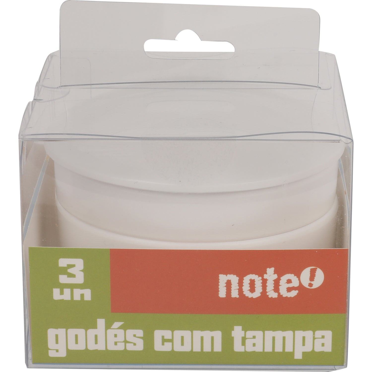 Gode Com Tampa 3 Unidades Note!