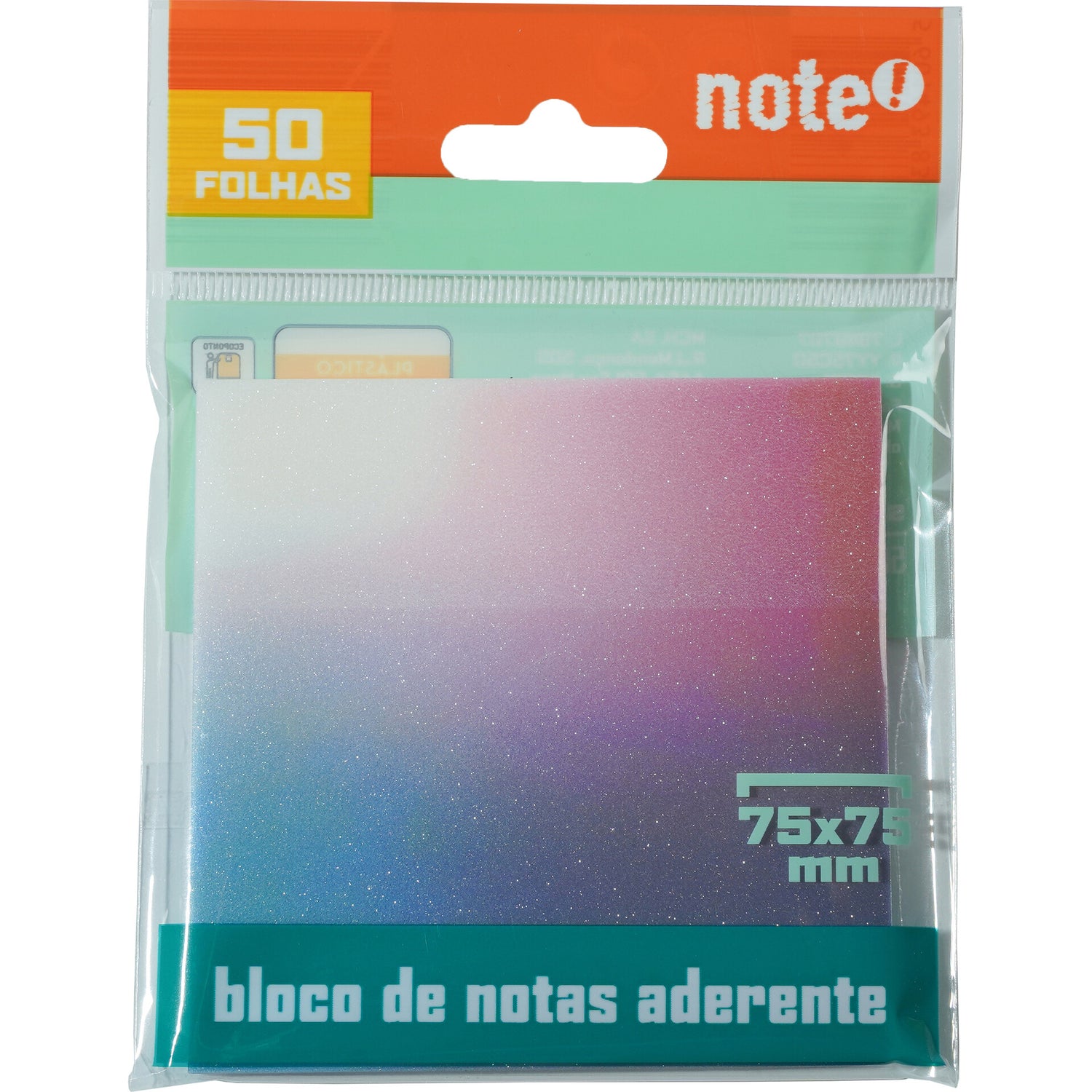 Bloco Notas Ader 75*75 50 F Glitter Note!