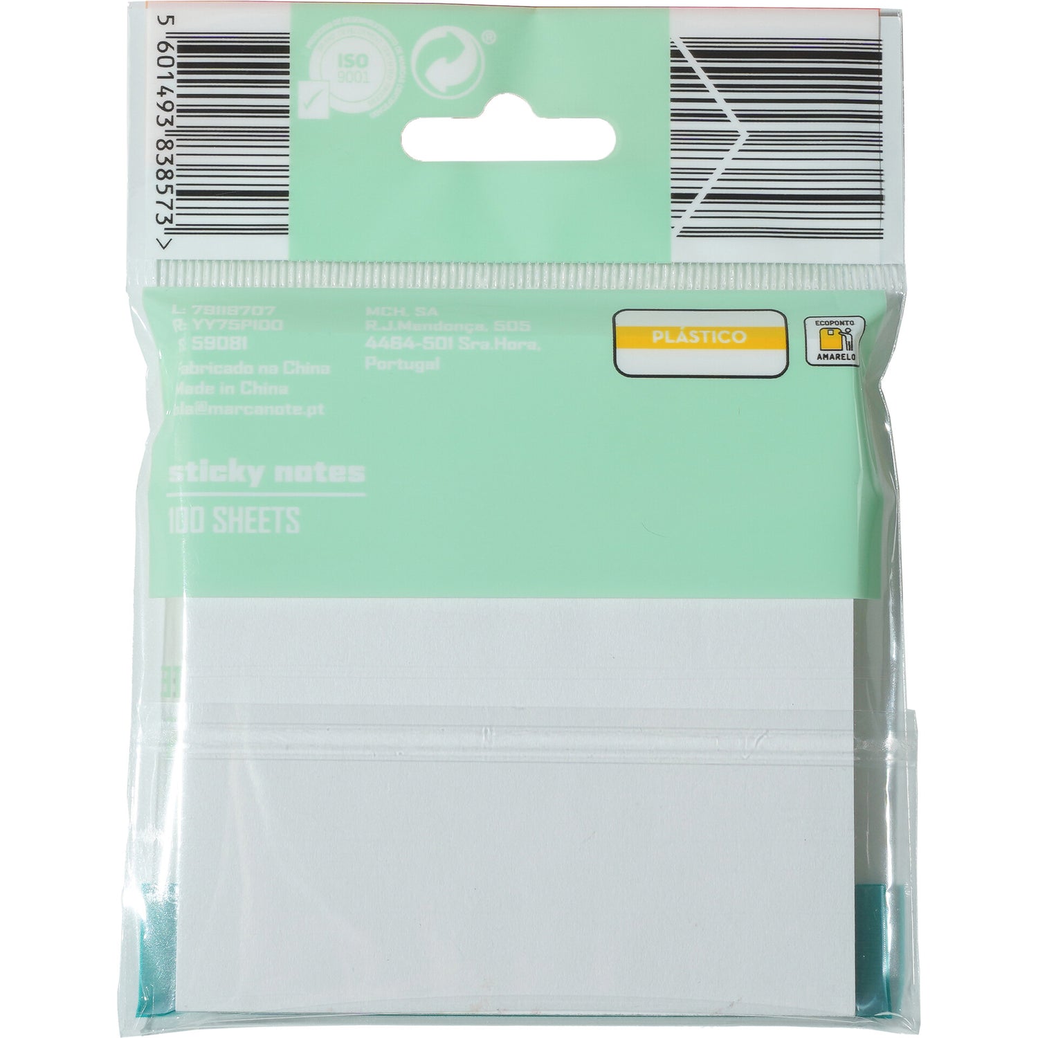 Bloco Notas Ader 75*75 100 F Transp Note!