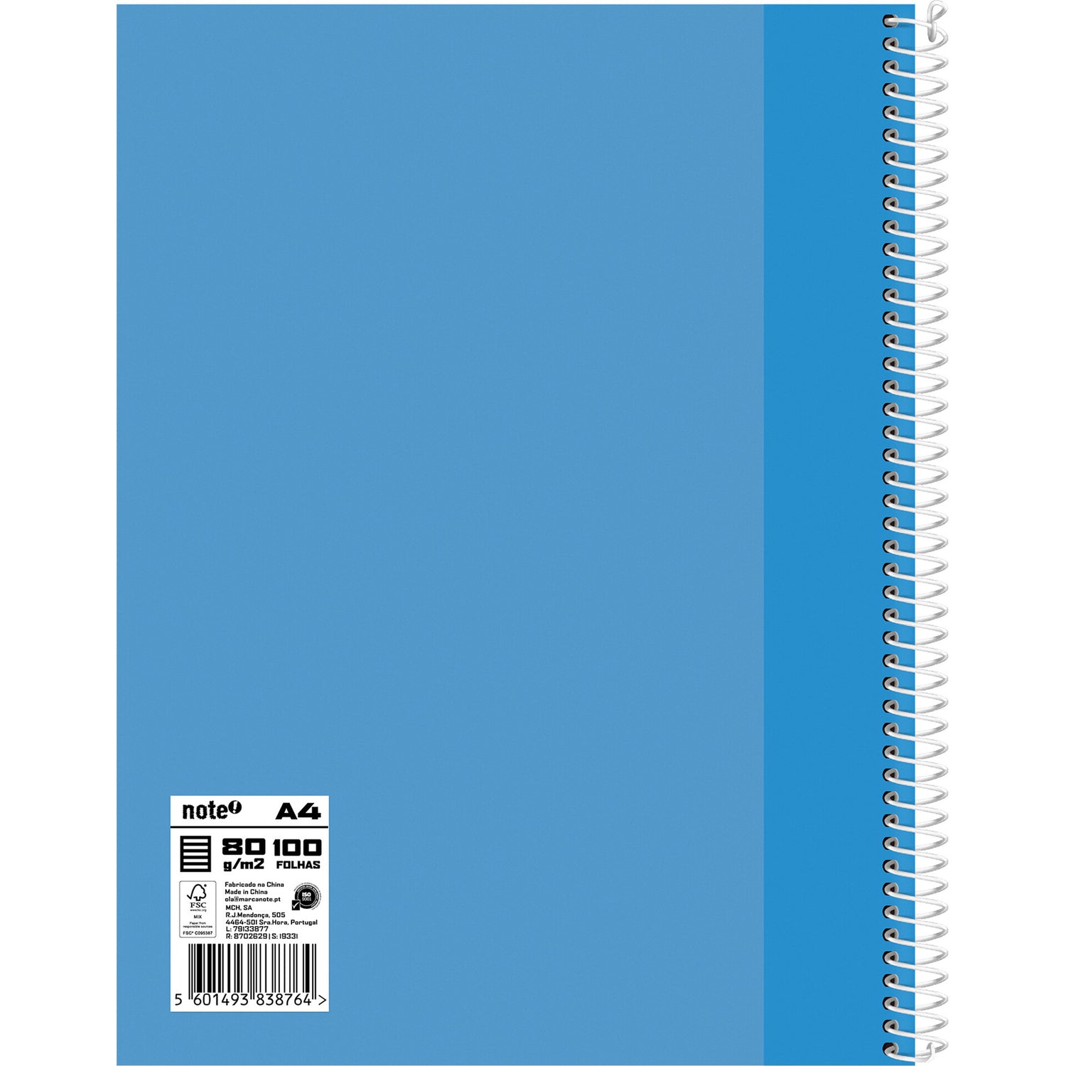Caderno Esp Formato A4 100 F 80 G P Cdura Note!