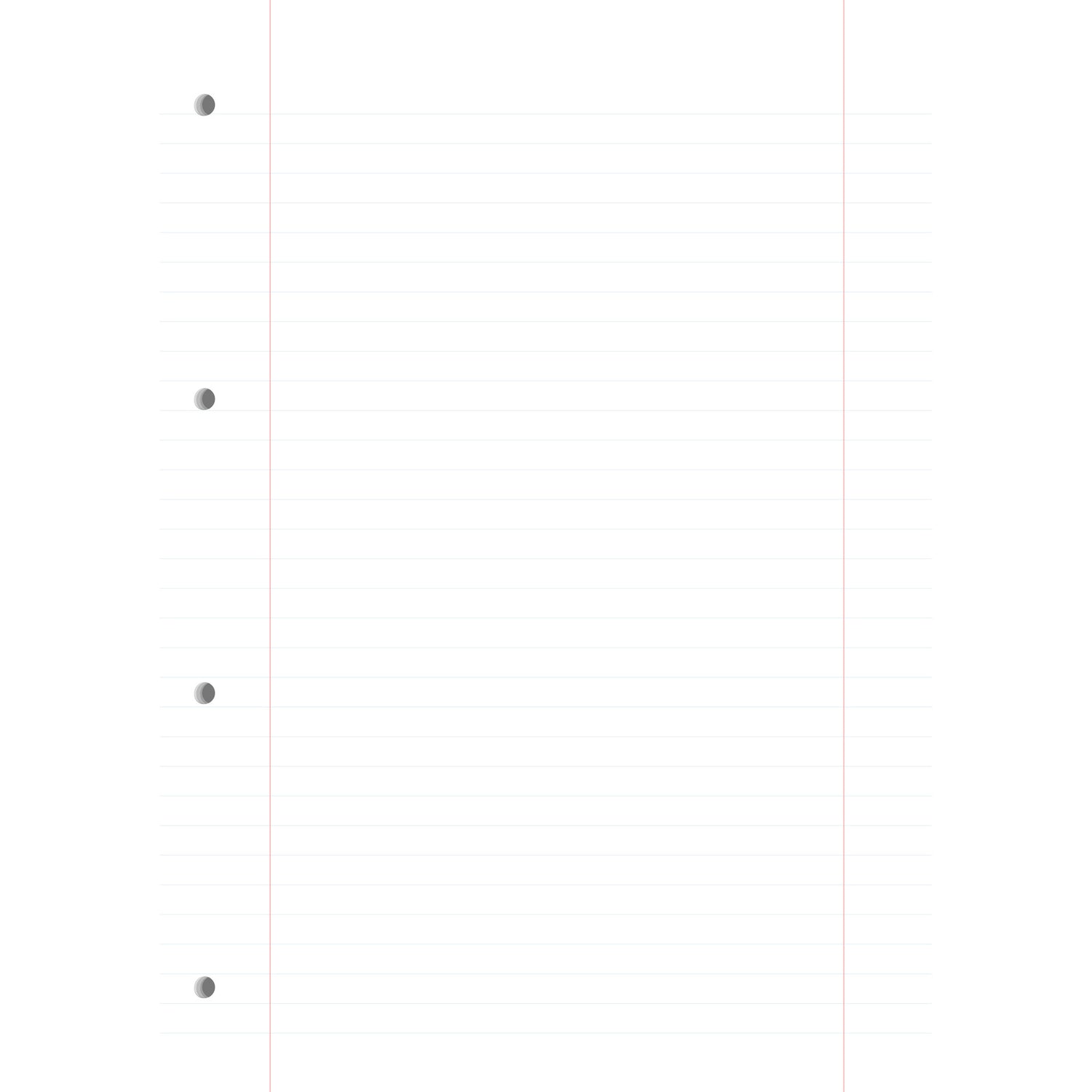 Recarga de Papel A4 Pautada 100 Folhas Note!