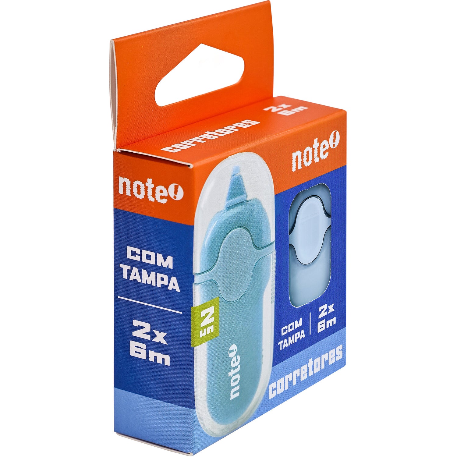 Fita Corretora Com Tampa 6 M 2 Unidades Note!