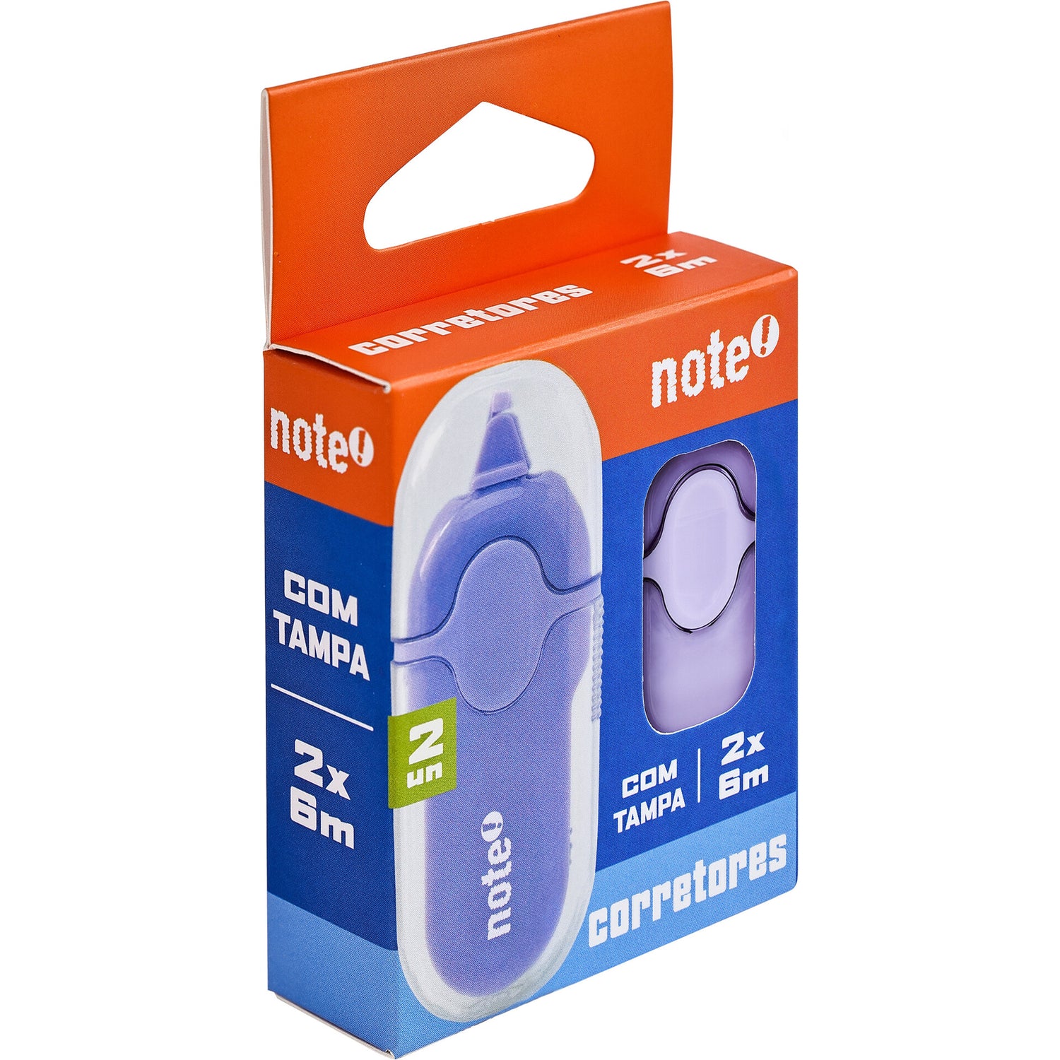 Fita Corretora Com Tampa 6 M 2 Unidades Note!