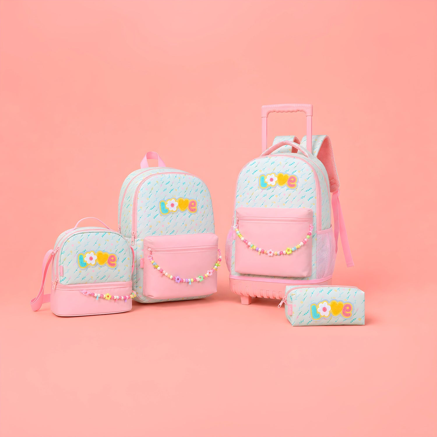 Mochila Dupla Flower Blush Note!