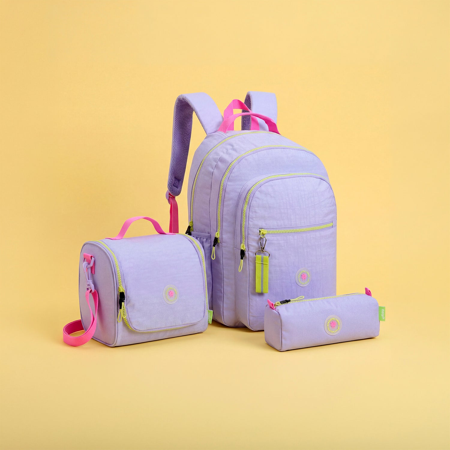 Mochila Puffy Lilas Note!