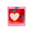 Conjunto Diário + Caneta - Coração Peluche