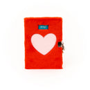 Conjunto Diário + Caneta - Coração Peluche