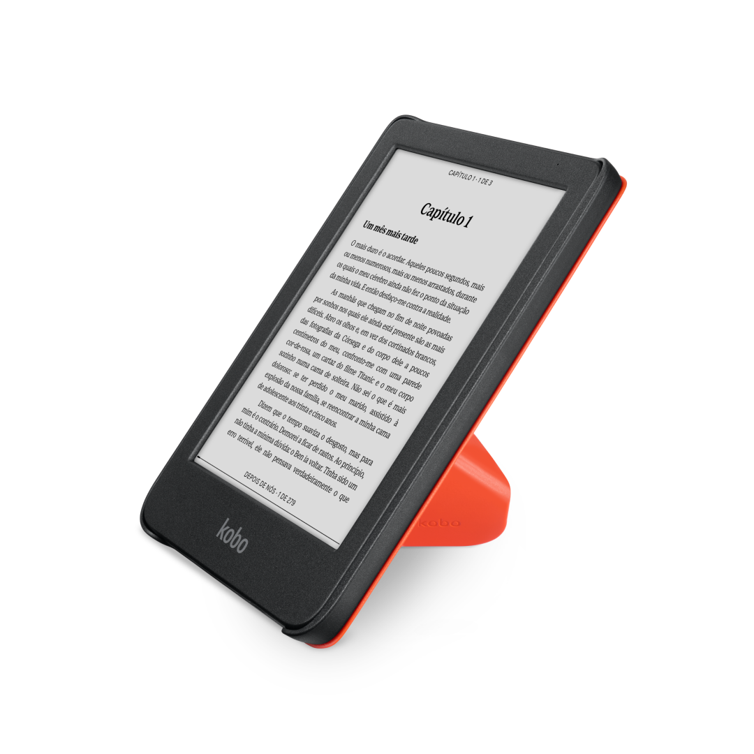 Capa Sleepcover para Kobo Clara Colour/BW - Vermelho Malagueta