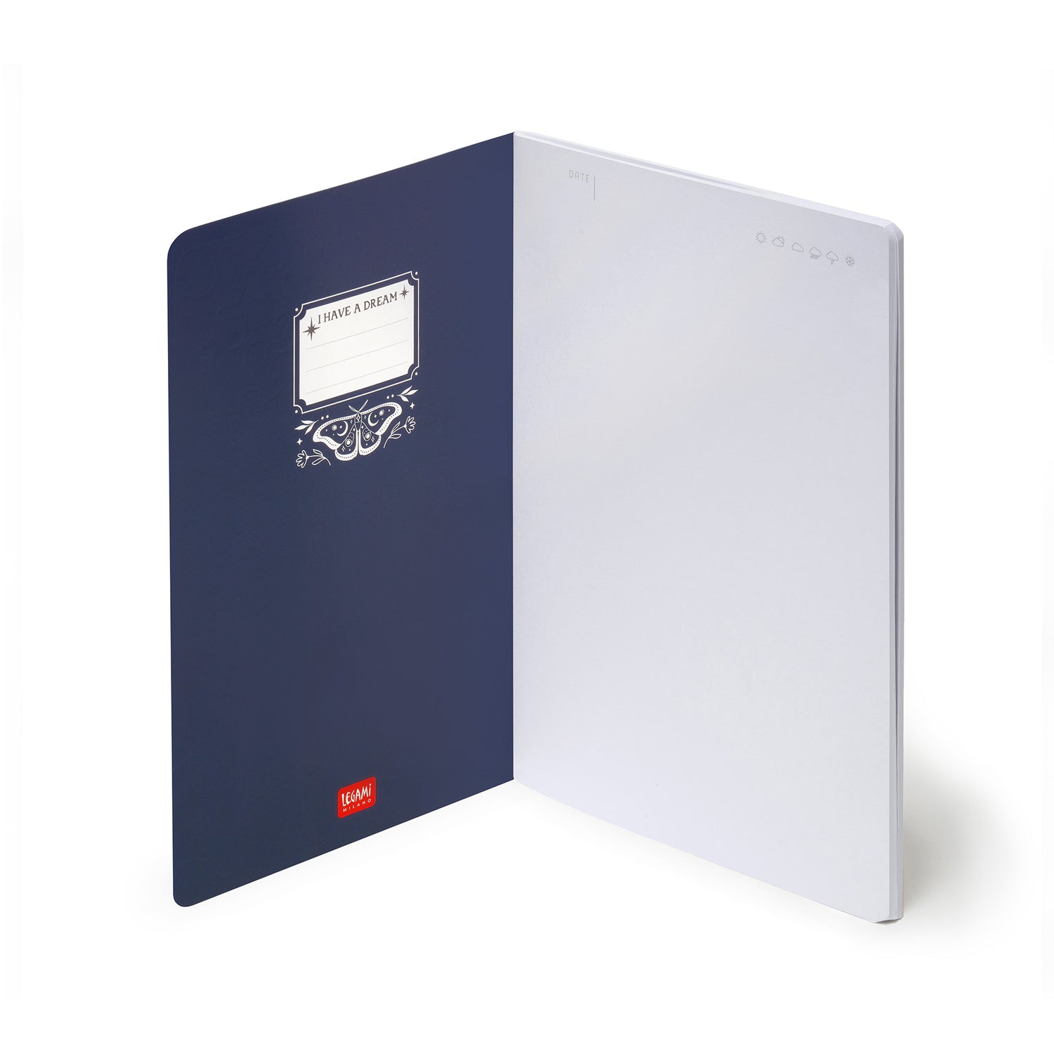 Caderno Liso Médio - Moth