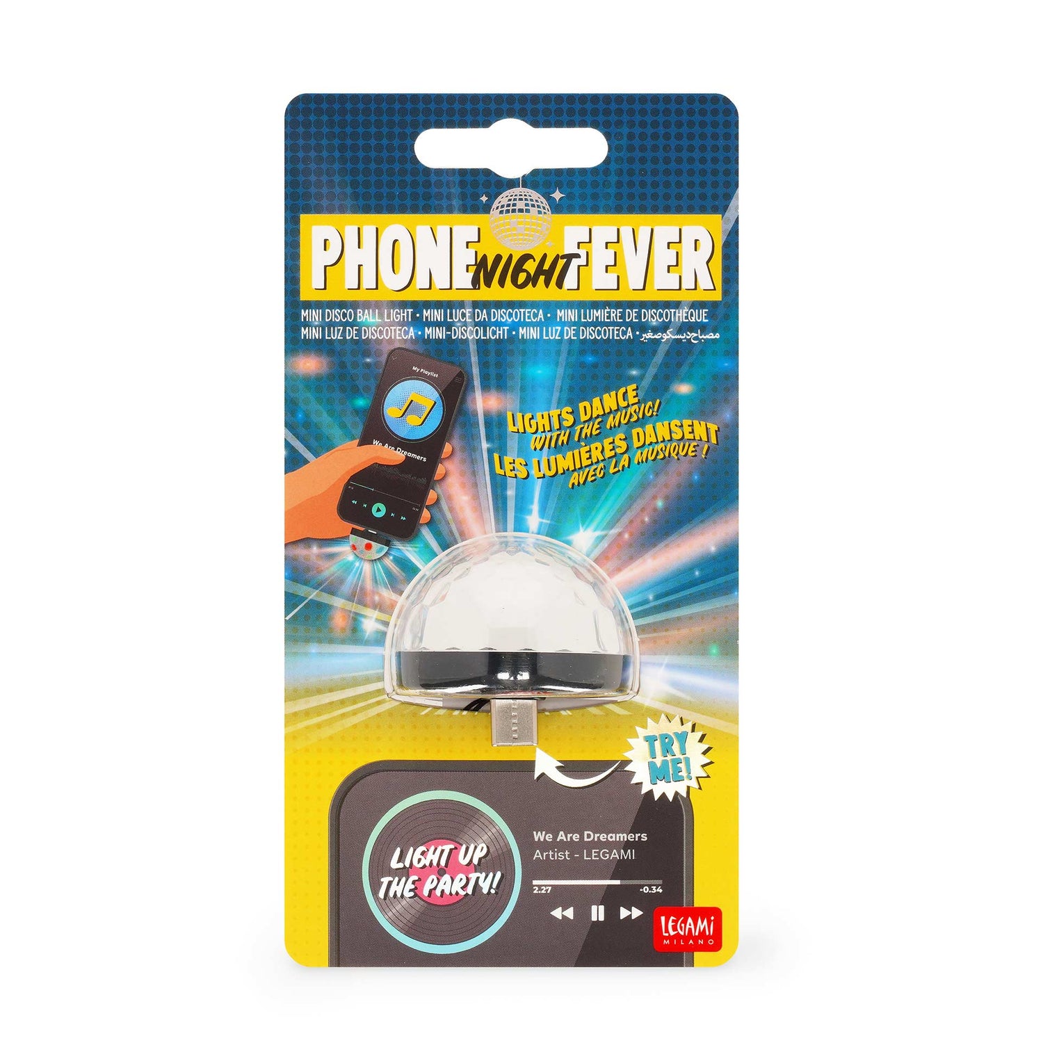 Mini Bola Disco - Phone Night Fever
