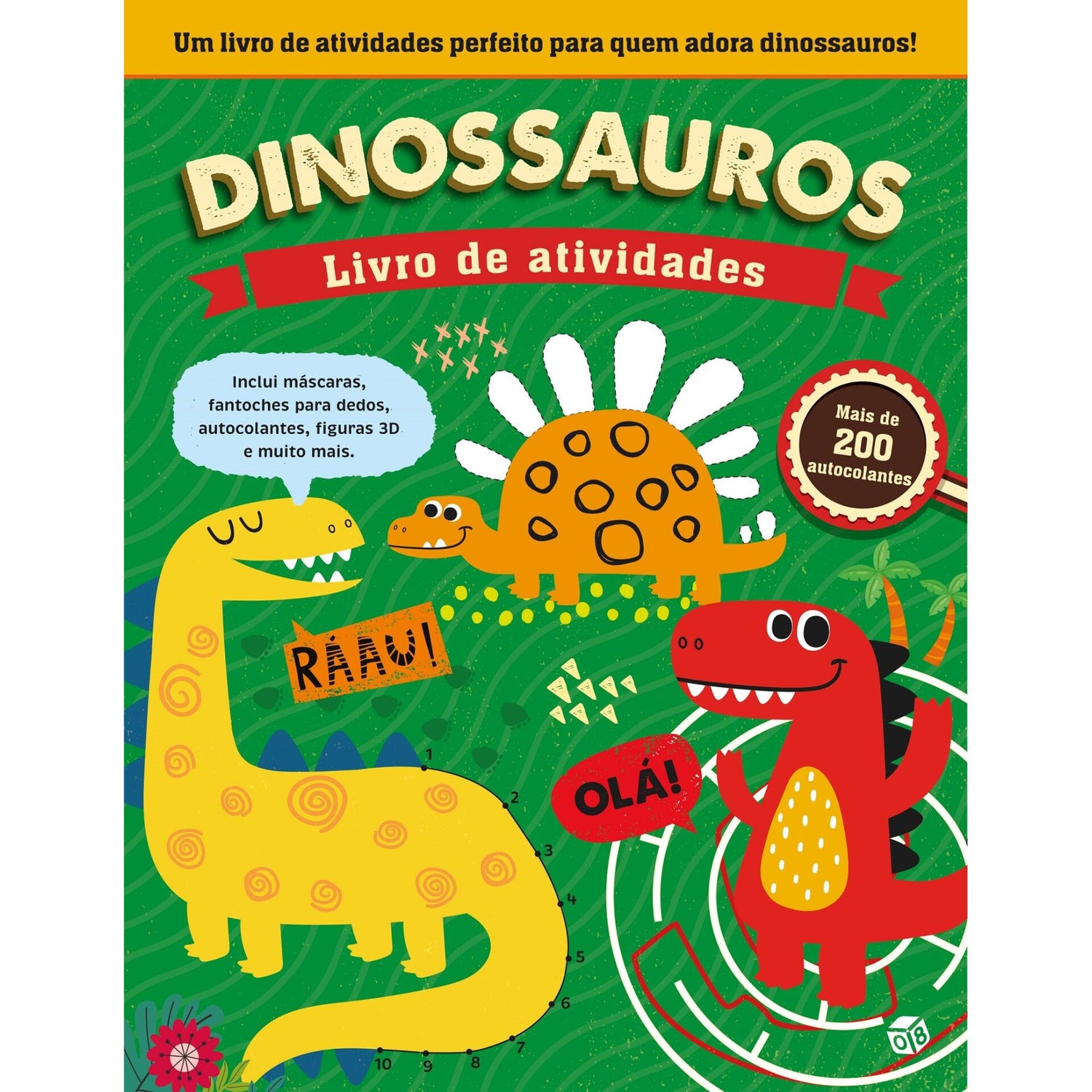 Dinossauros:Liv. De Atividades de Wonder House