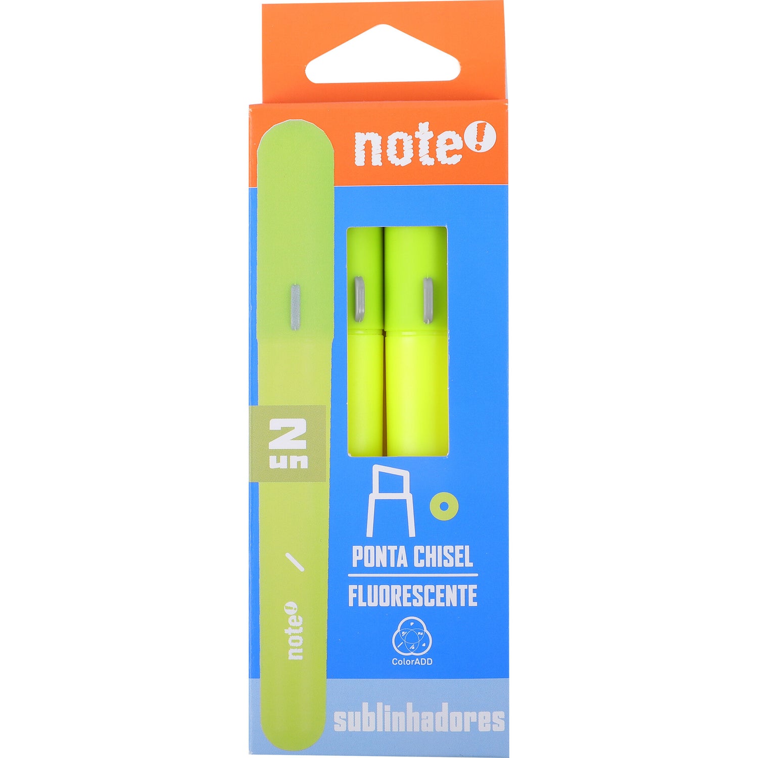 Marcador Fluor Maxy Neon Sortido 2 Unidades Note!