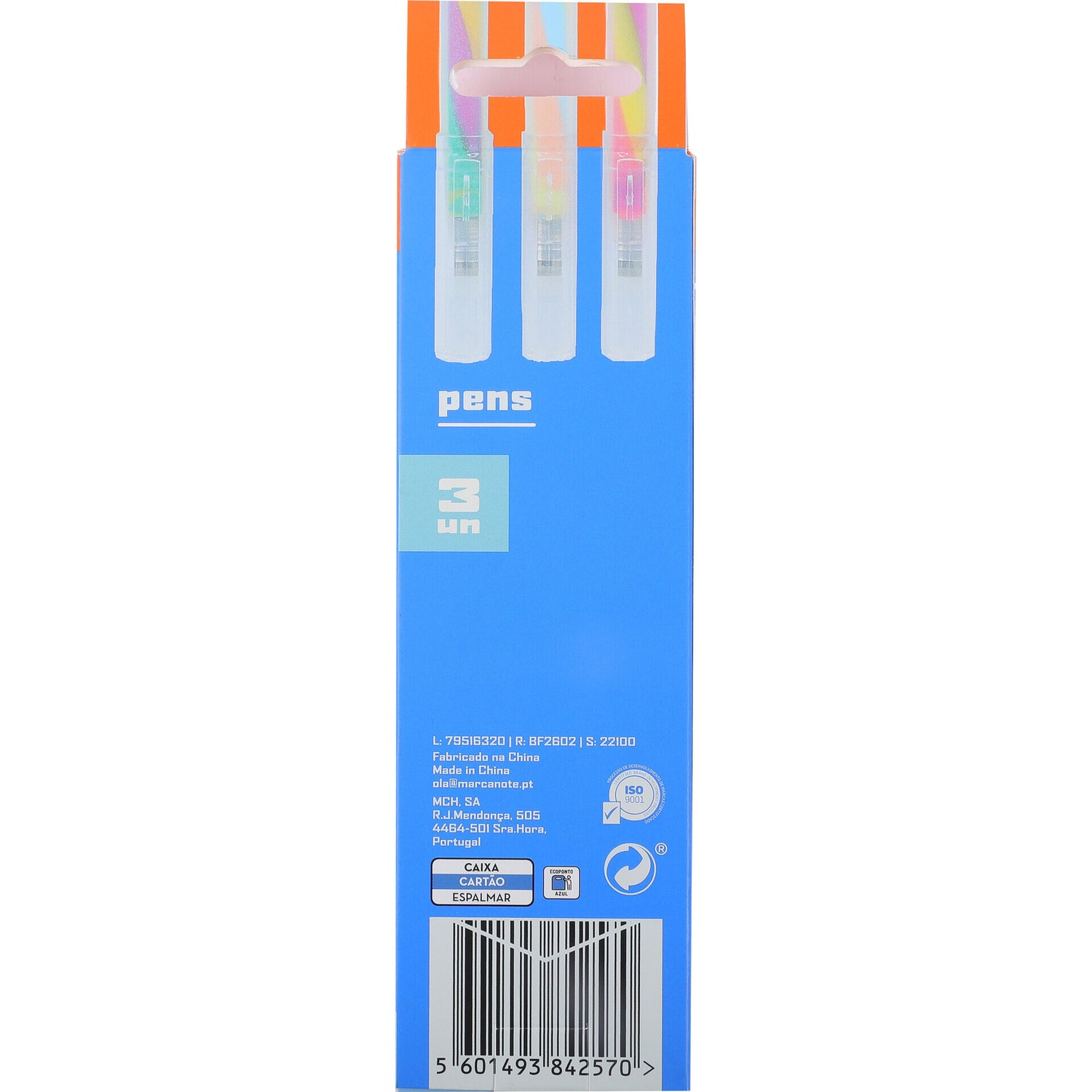 Esferográfica Tinta Gel Multicor 3 Unidades Note!