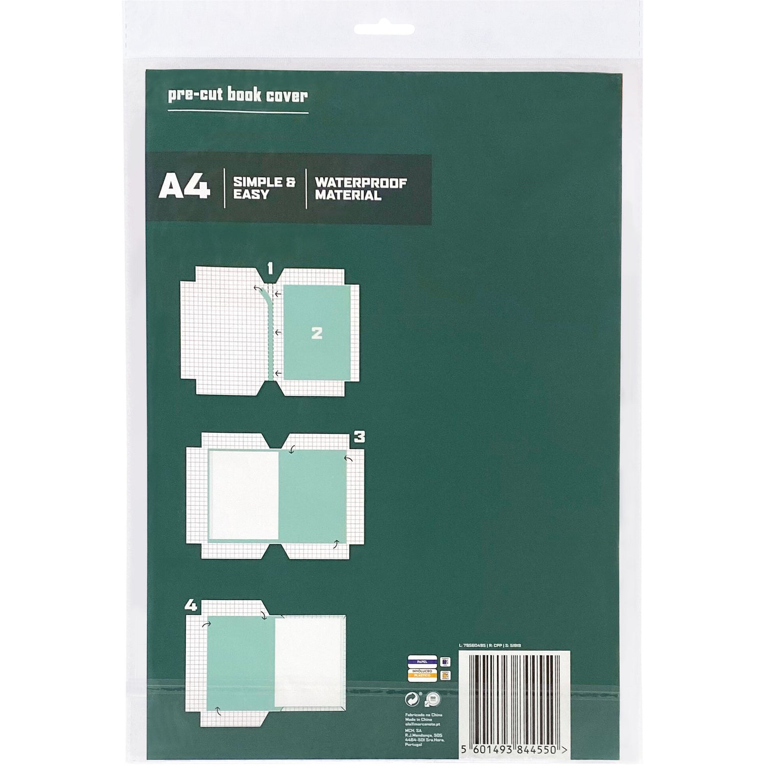 Forra Livro Formato A4 Pré-Recortado 5 Unidades Note!