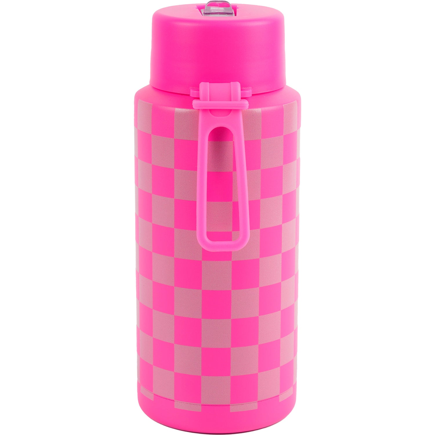 Garrafa Térmica 1 L Xadrez Neon Pink Note