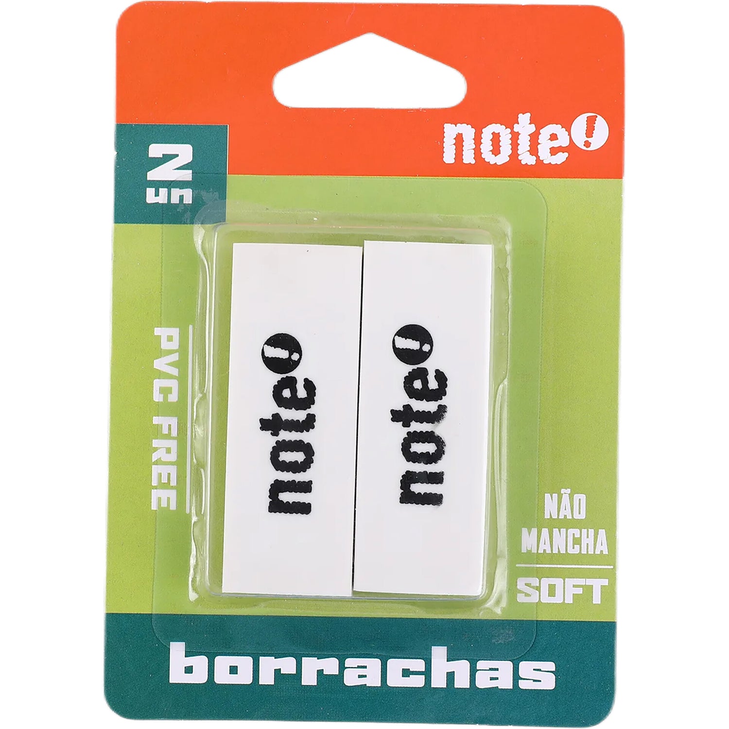 Borracha Branco 2 Unidades Note!