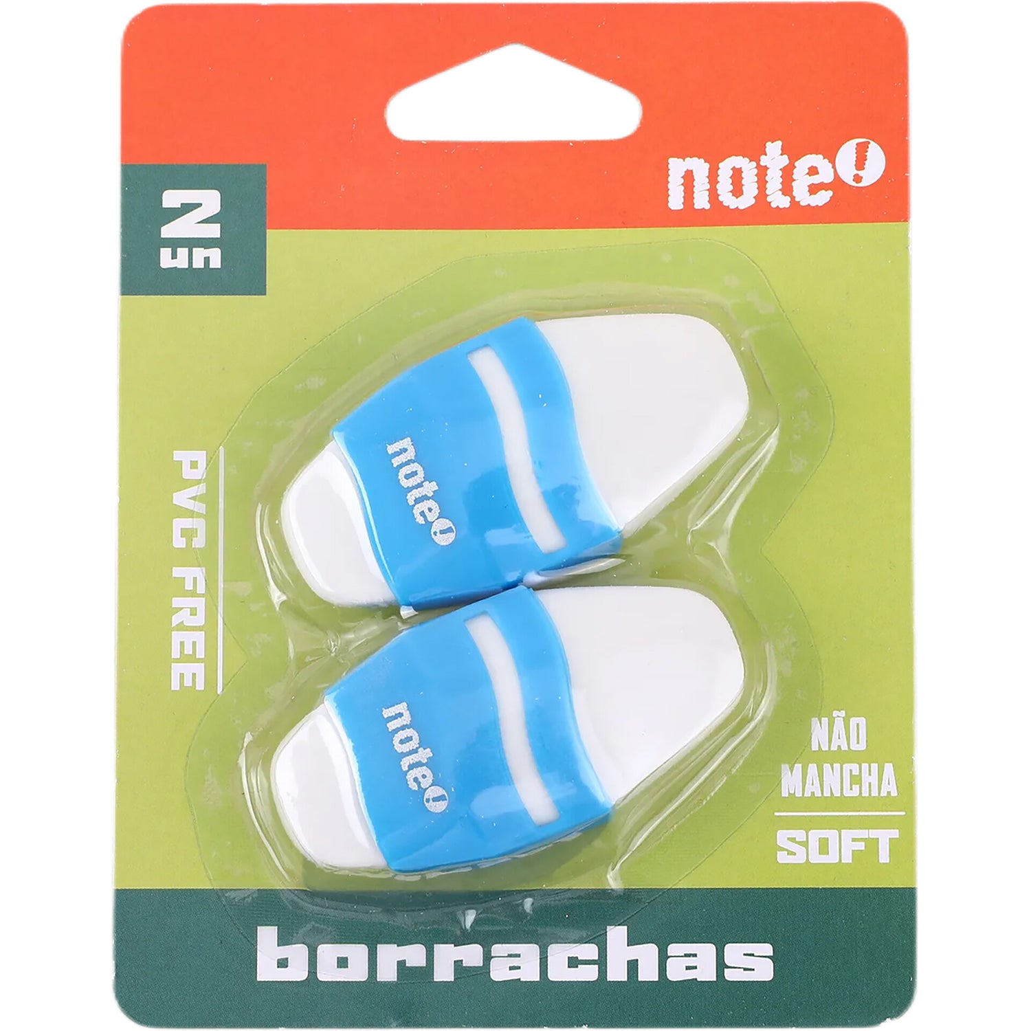 Borracha Branco Onda 2 Unidades Note!