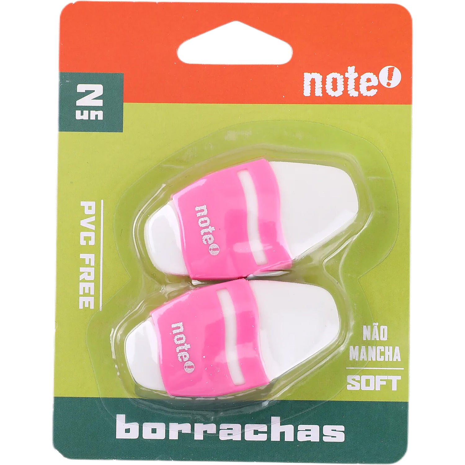 Borracha Branco Onda 2 Unidades Note!