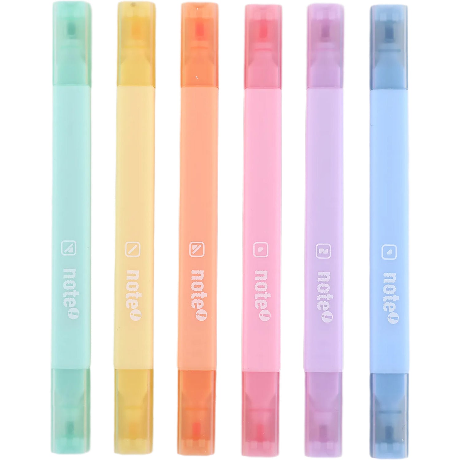 Marcador Fluor Slim Pastel 6 Unidades Note!