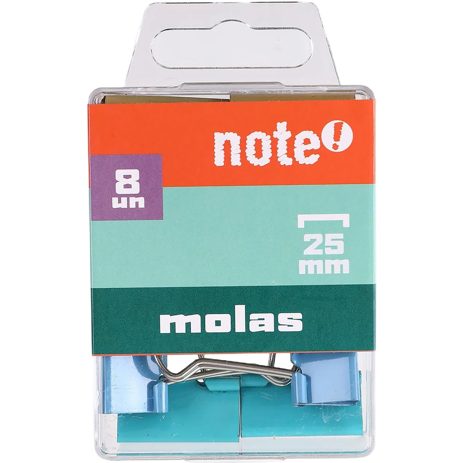 Molas 25 Milímetros Pastel 8 Unidades Note!