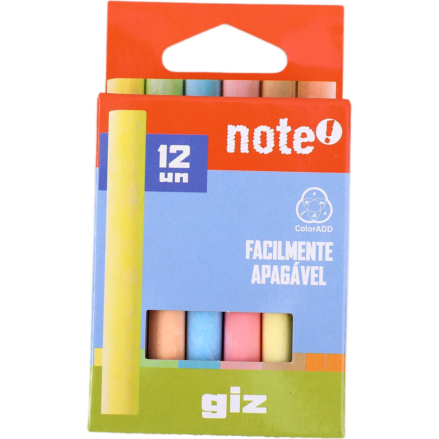 Giz Cor 12 Unidades Note!