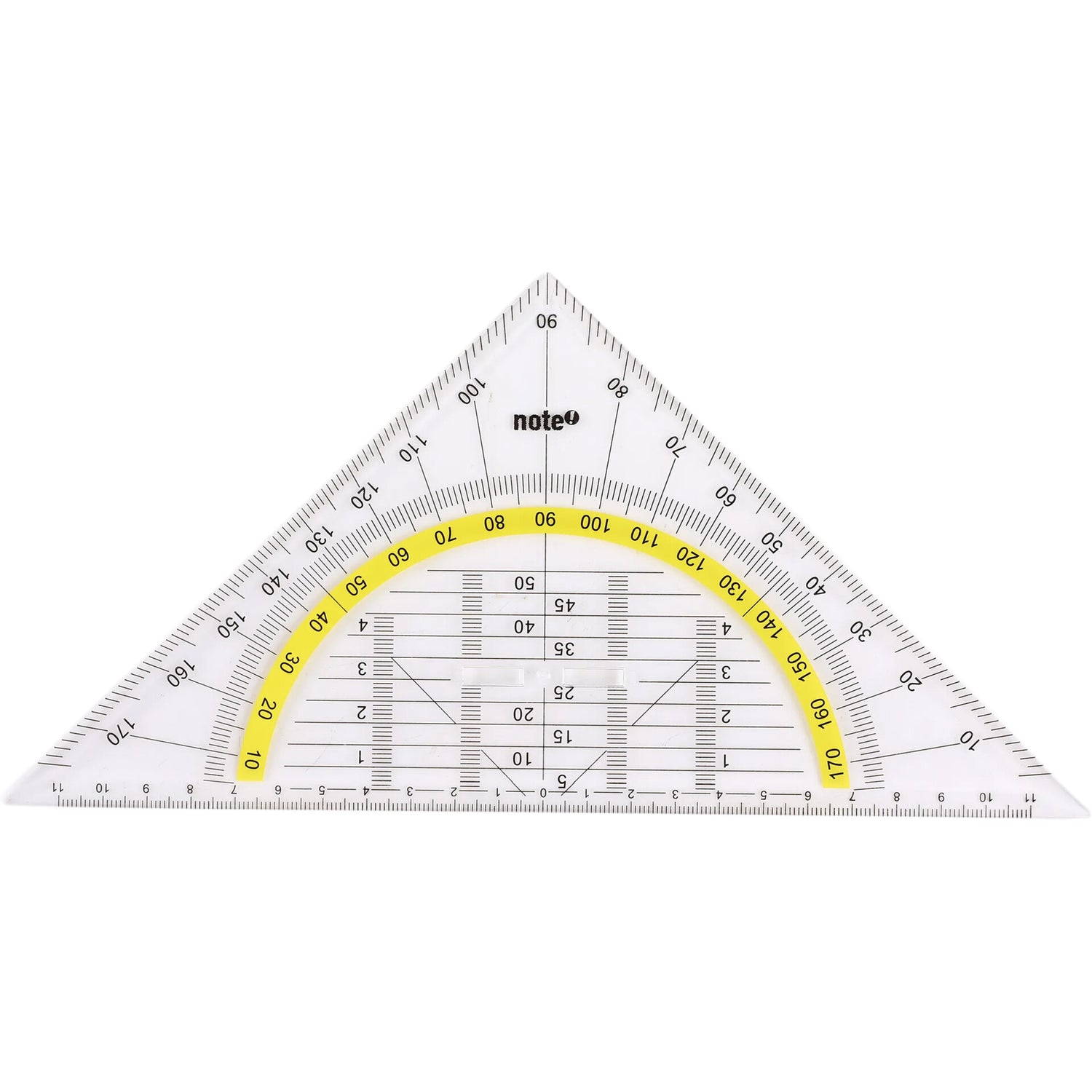 Esquadro Geometrico 22 Centímetros Com Pega Note!