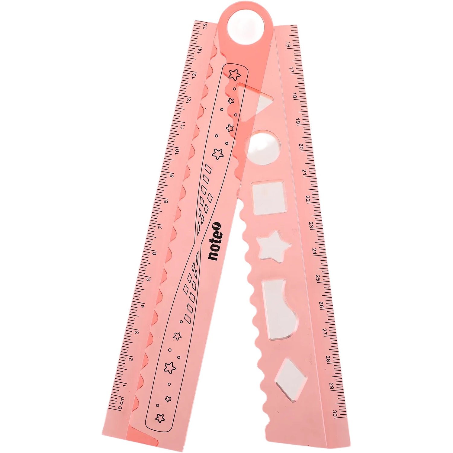 Régua Dobrável Fun 15 Cm-30 Centímetros Note!