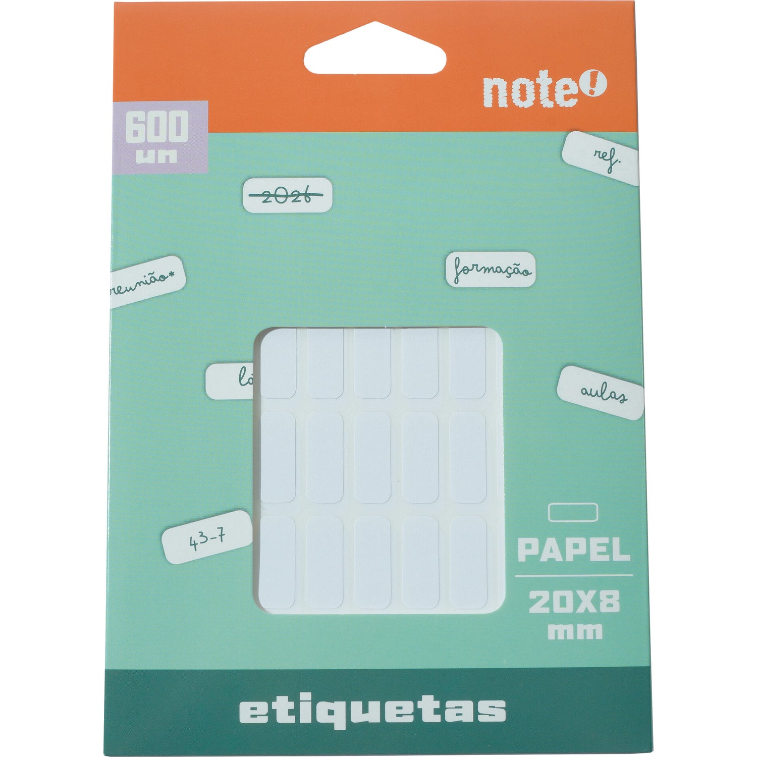 Etiq Ades 20*8 Milímetros 600 Unidades Note!