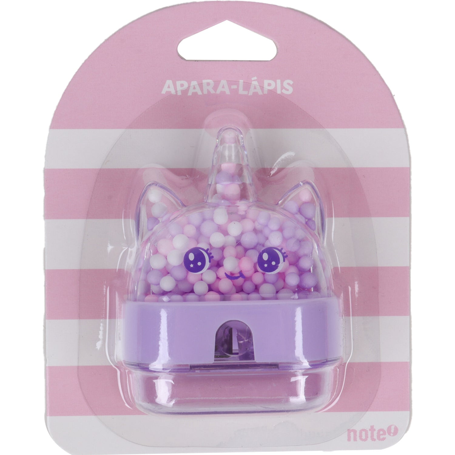 Apara Lápis Com Depósito Unicorn Sortido Note