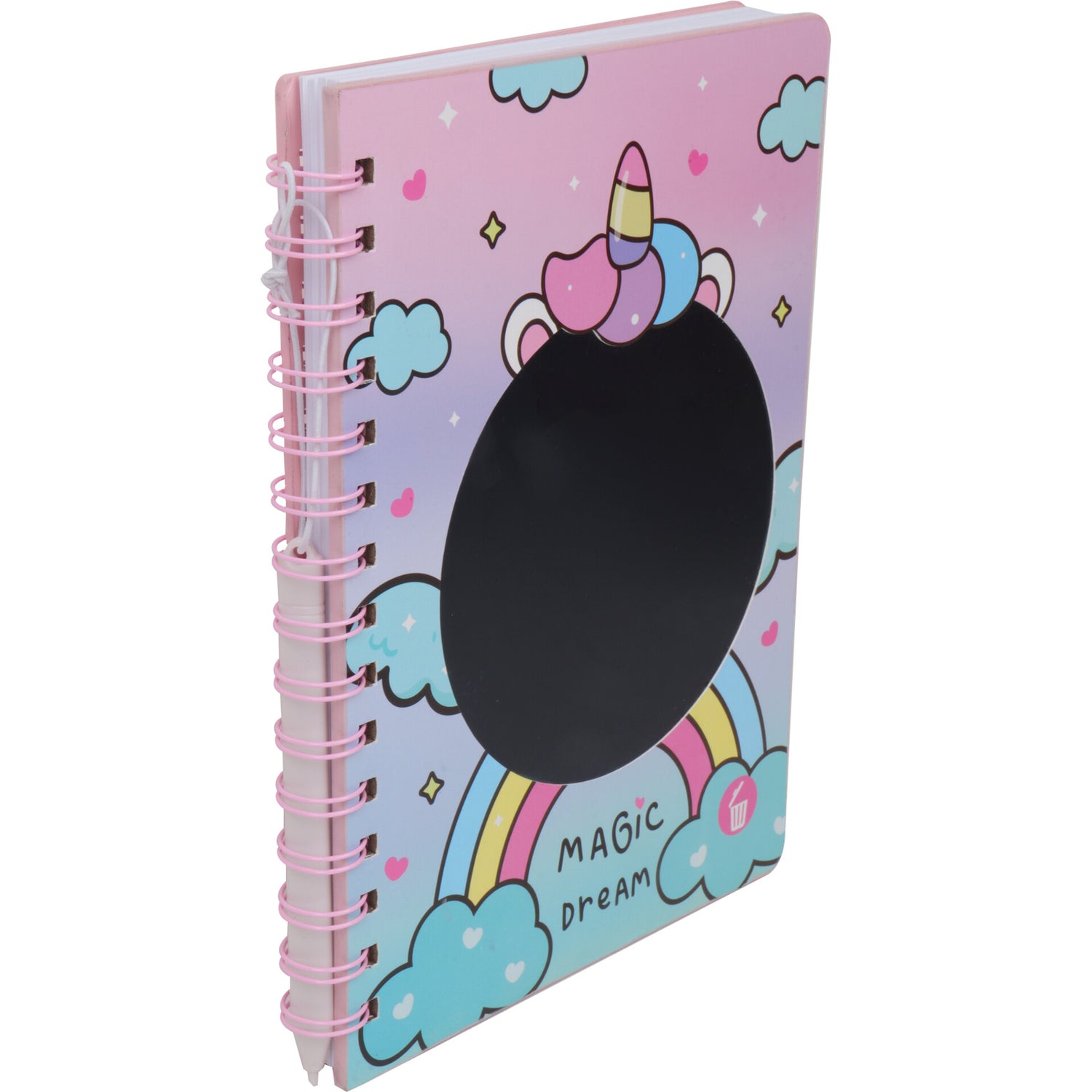 Caderno Esp Formato A5 Lcd Tablet P 80 F Unicorn Note
