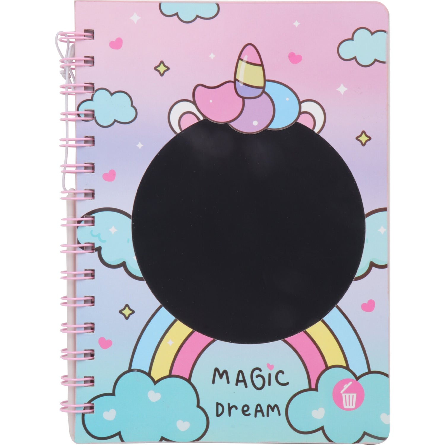 Caderno Esp Formato A5 Lcd Tablet P 80 F Unicorn Note