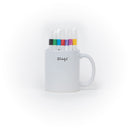 Conjunto Caneca Colorir + Marcador - Vida de Artistas