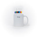 Conjunto Caneca Colorir + Marcador - Vida de Artistas