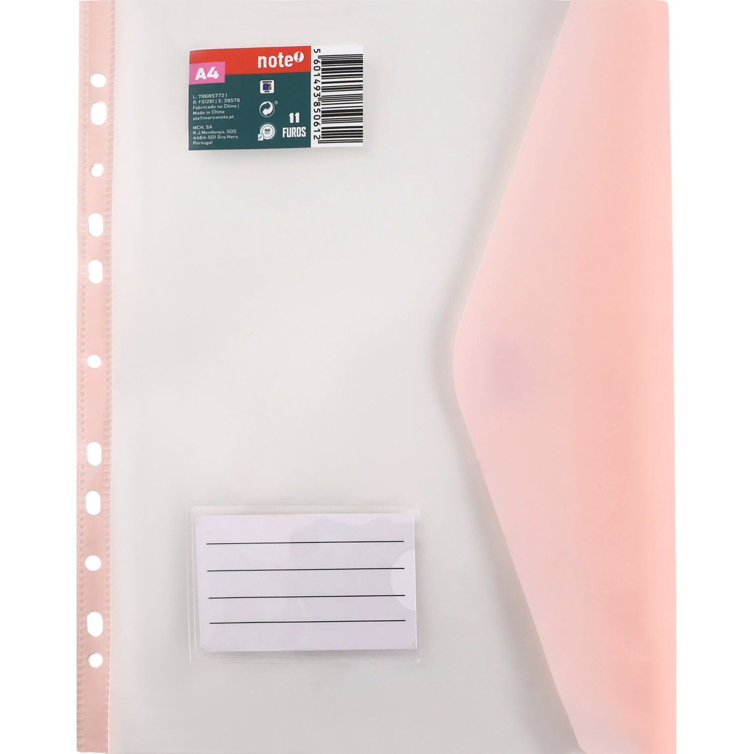 Classif Envelope Formato A4 Com 11 Furos Pastel Note!