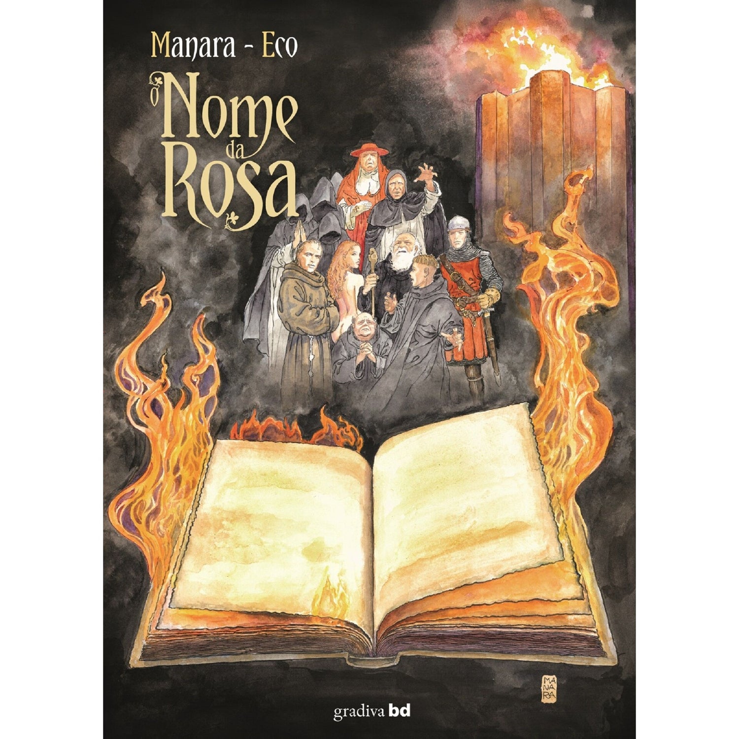 O Nome Da Rosa - Volume Ii de Milo Manara E Umberto Eco