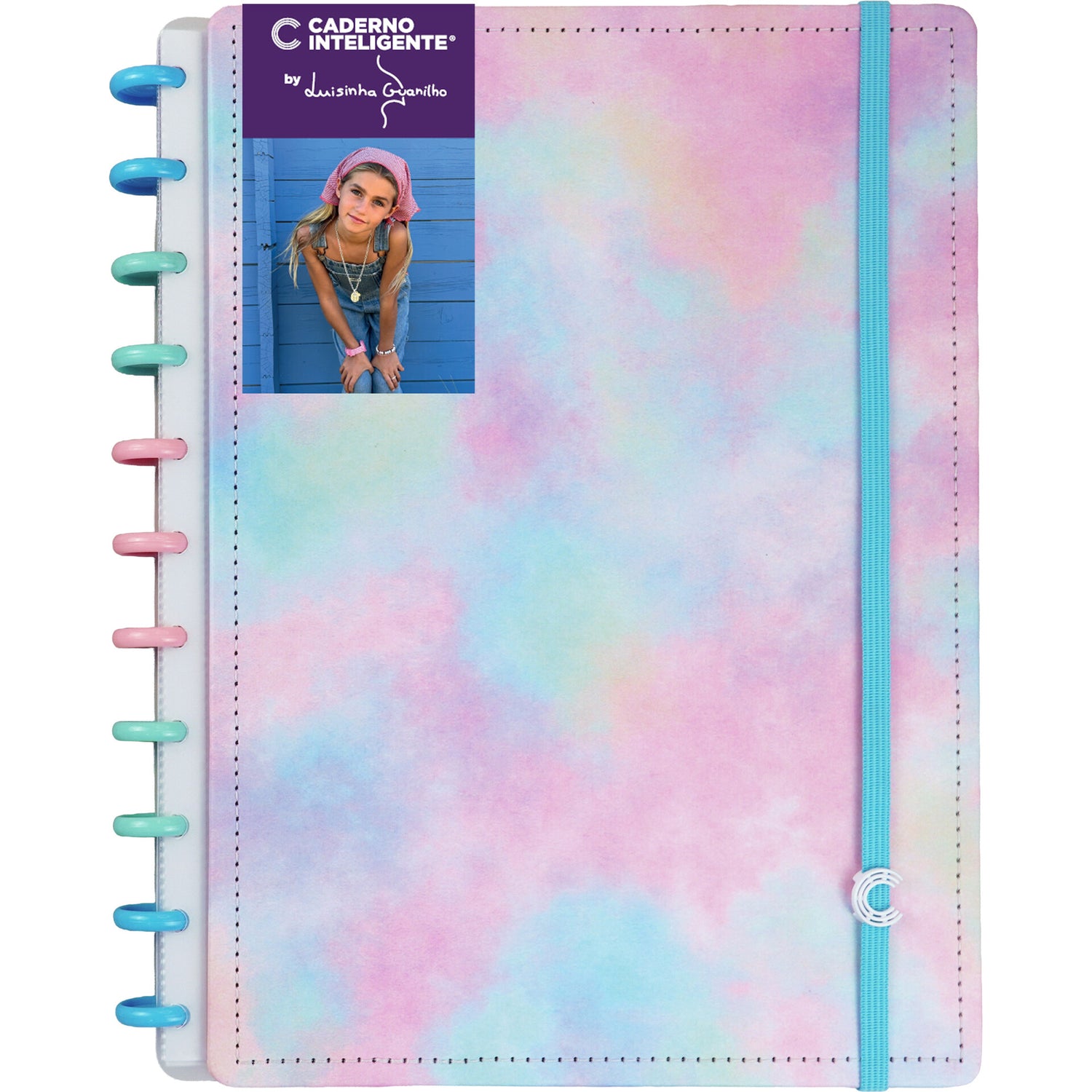 Caderno Inteligente Grande Free Spirit/Luisinha Guanilho
